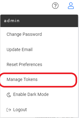 Manage Tokens